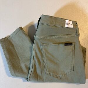 Hudson Midrise Crop Natalie Super Skinny Jeans